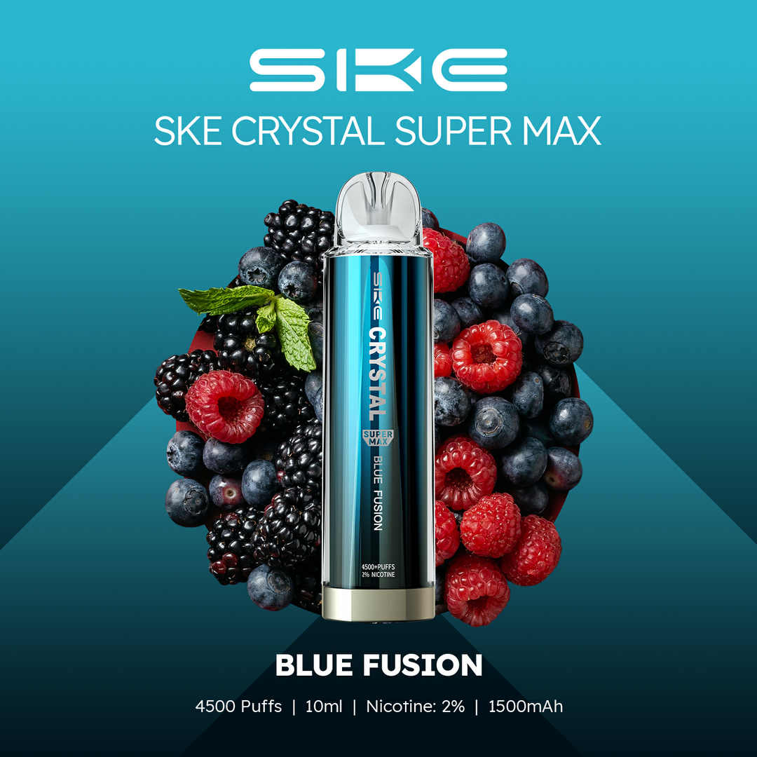 Blue Fusion SKE Crystal Supermax 4500 Puff Disposable Vape