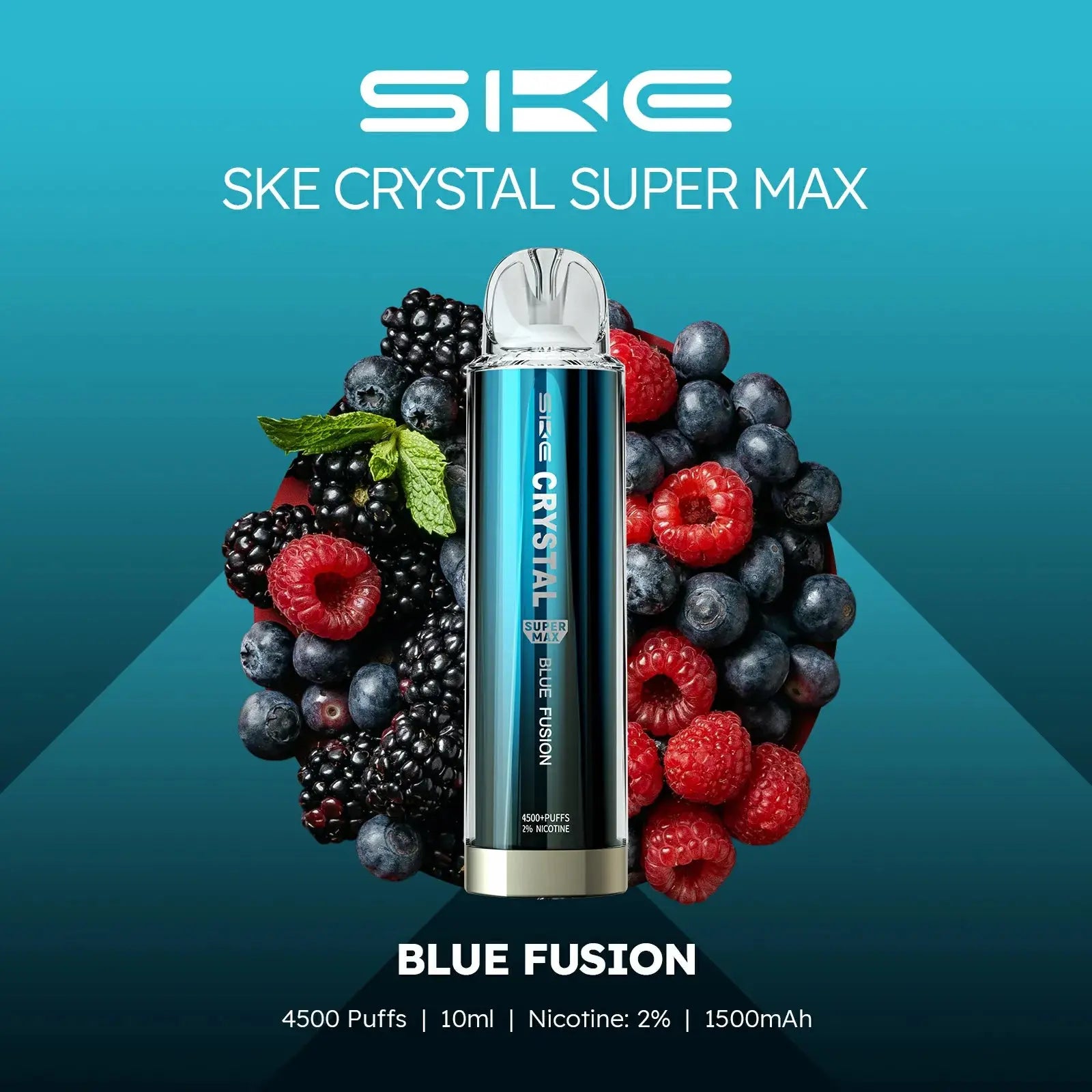SKE Crystal Supermax 4500 Puff Disposable Vape (6871122083943)