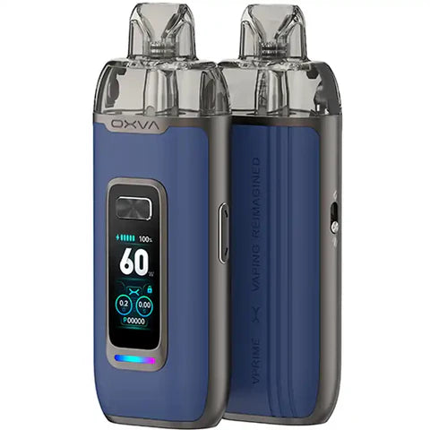 Blue Leather Oxva V Prime Pod Vape Kit