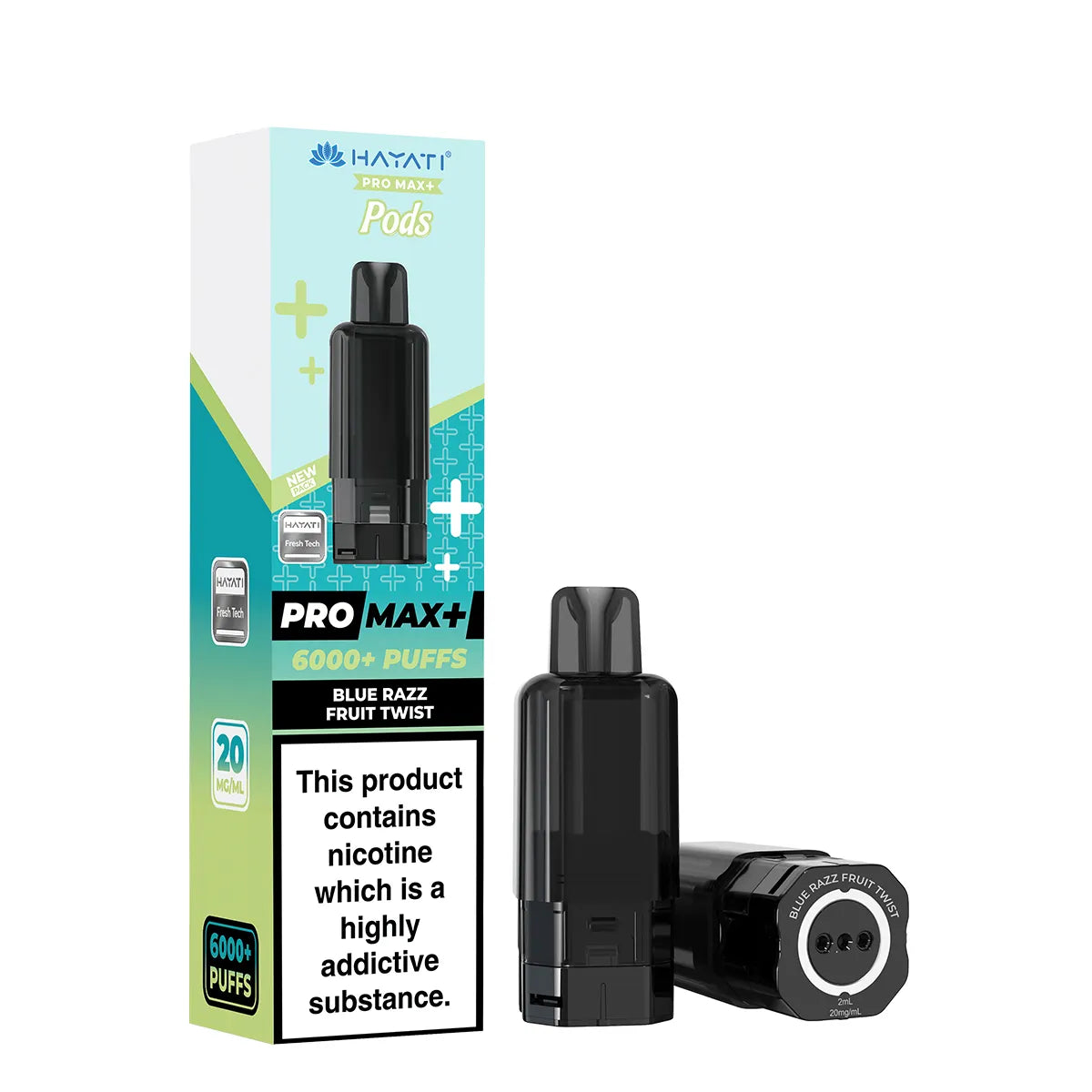 Blue Razz Fruit Twist Flavour Hayati Pro Max Plus 6000 Pre-Filled Replacement