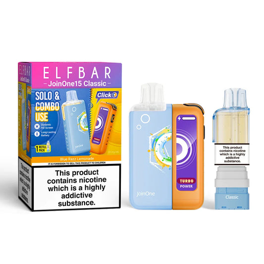 Blue razz Lemonade Elf Bar Join One 15K Vape Kit