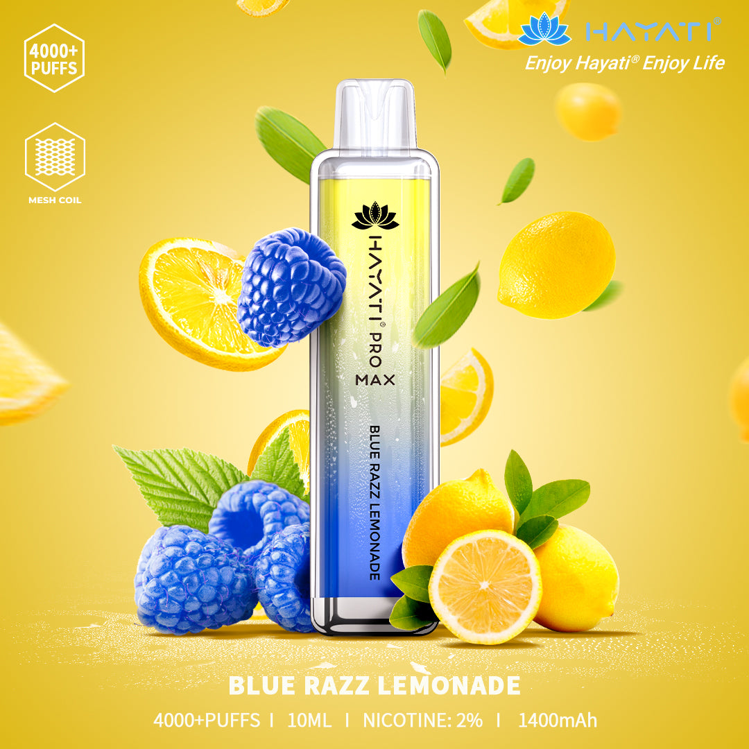 Blue Razz Lemonade Hayati Pro Max 4000 Puff Disposable Vape