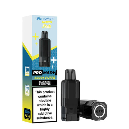 Blue Razz Pineapple Flavour Hayati 6000 Refill Pods