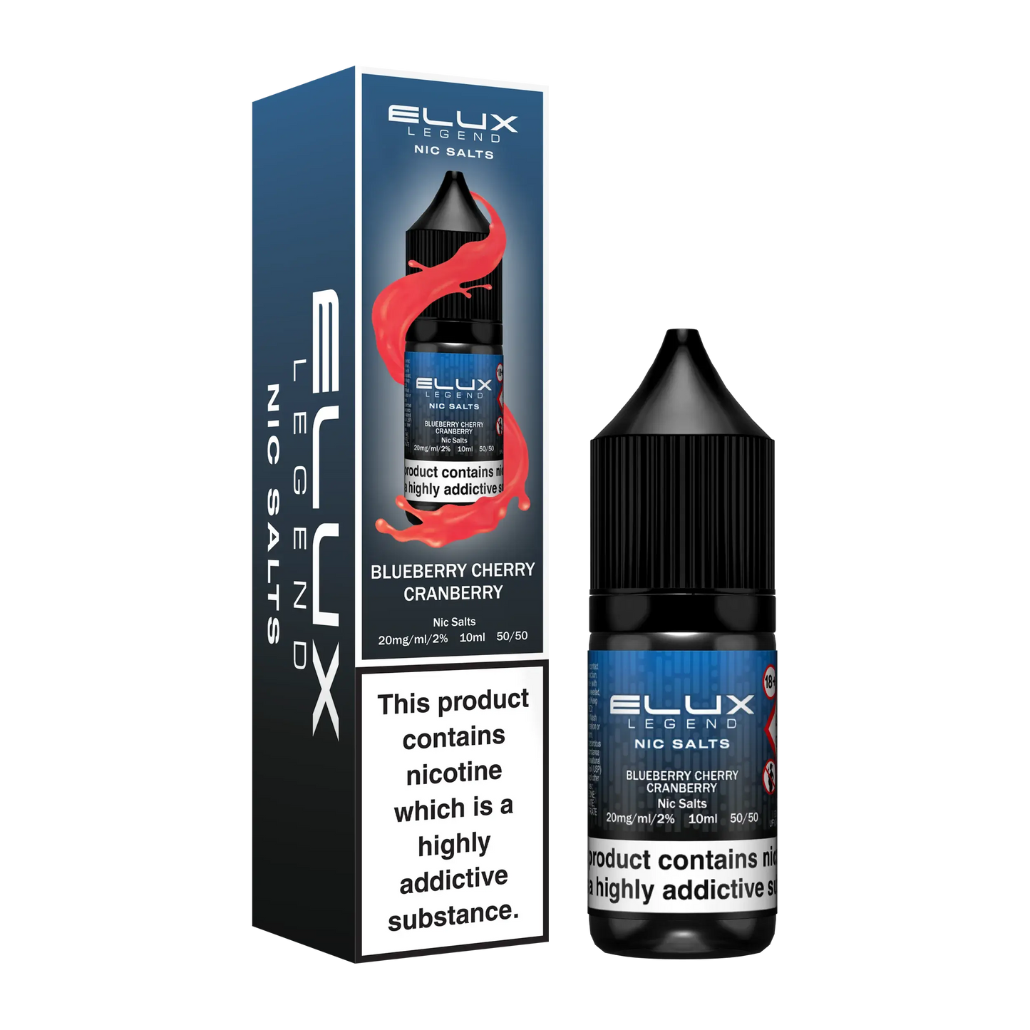 Blueberry Cherry Cranberry 20mg Elux Legend Nic Salt (6861576274023)