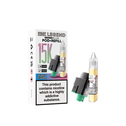 Blueberry Cherry Cranberry flavour ENE Legend 15K refill pods