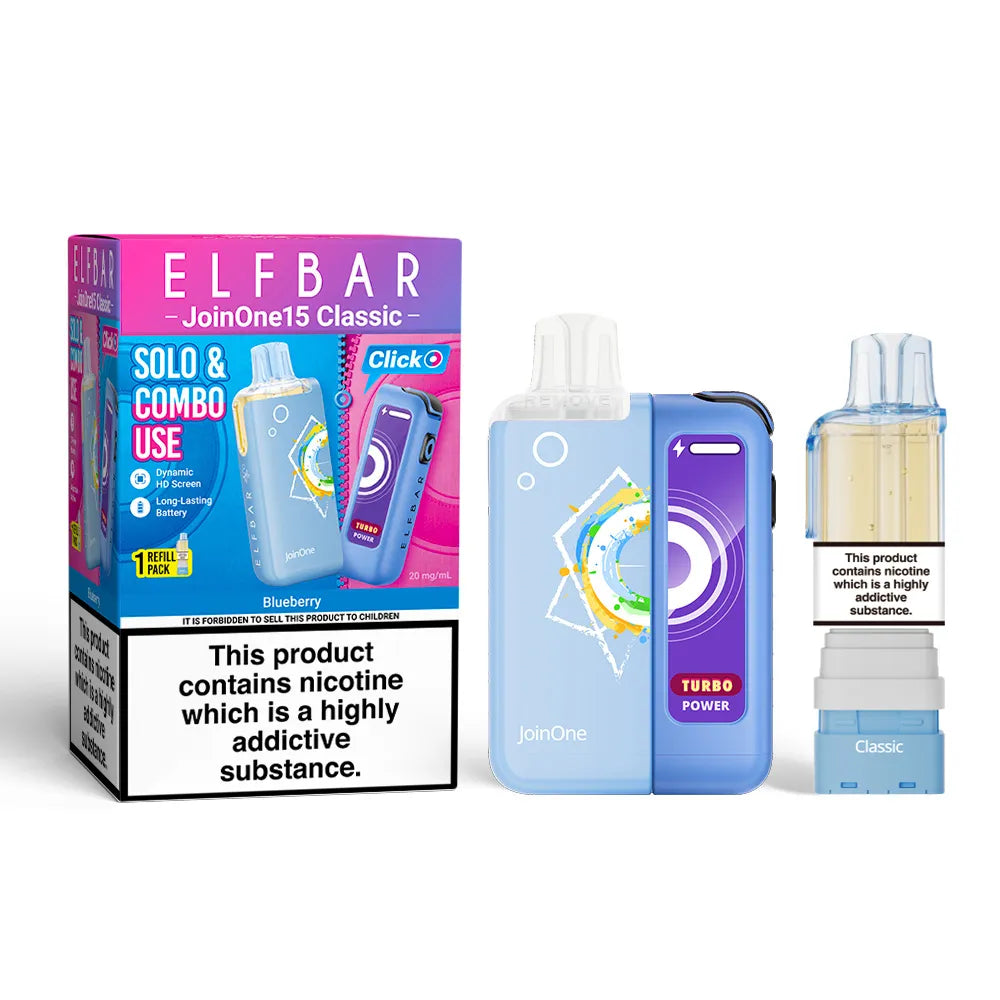Elf Bar Join One 15K Vape Kit Blueberry flavour