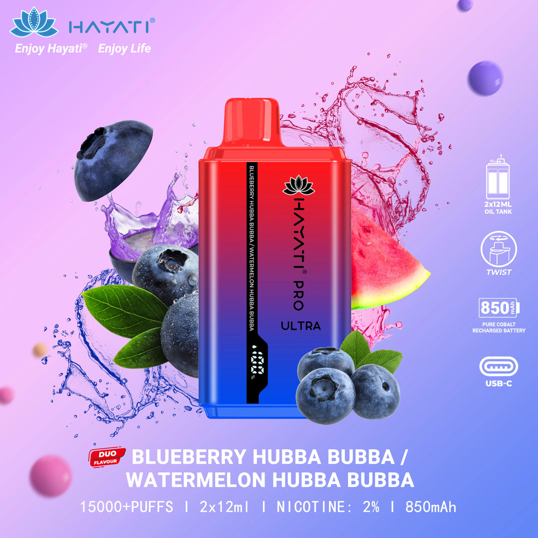 Hayati Pro Ultra 15K Puff Disposable Vape Pod Device