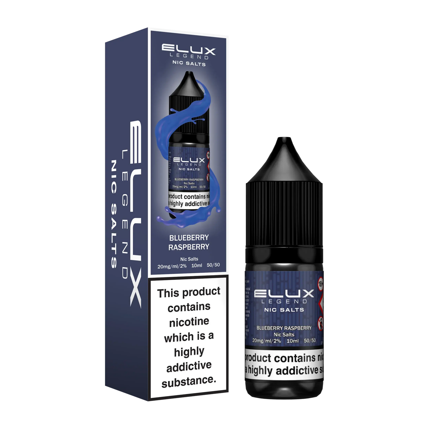 Blueberry Raspberry 20mg Elux Legend Nic Salt (6861576274023)