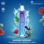 Load image into Gallery viewer, Blueberry Raspberry Hayati Pro Mini 600 Puff Disposable Vape
