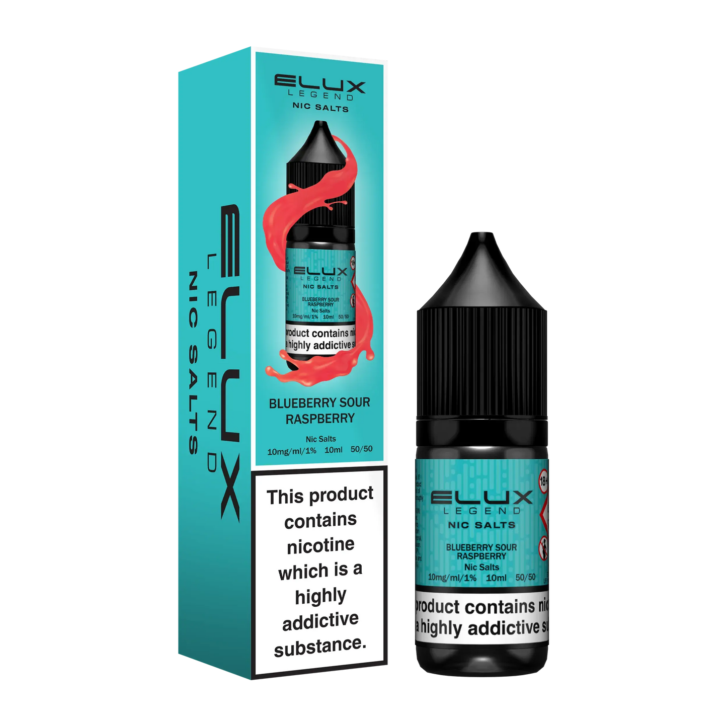 Blueberry Sour Raspberry 10mg Elux Legend Nic Salt (6861576274023)