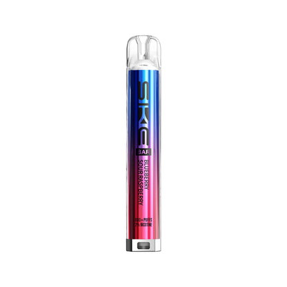 Blueberry Sour Raspberry Flavour SKE Crystal Bar 600 puff prefilled pod kit