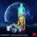 Load image into Gallery viewer, Bluelicious Ice RandM Tornado 9000 Puff Disposable Vape
