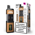 Load image into Gallery viewer, Brown Edition Vape Bars Angel 4in1 2400 Puff Disposable Vape
