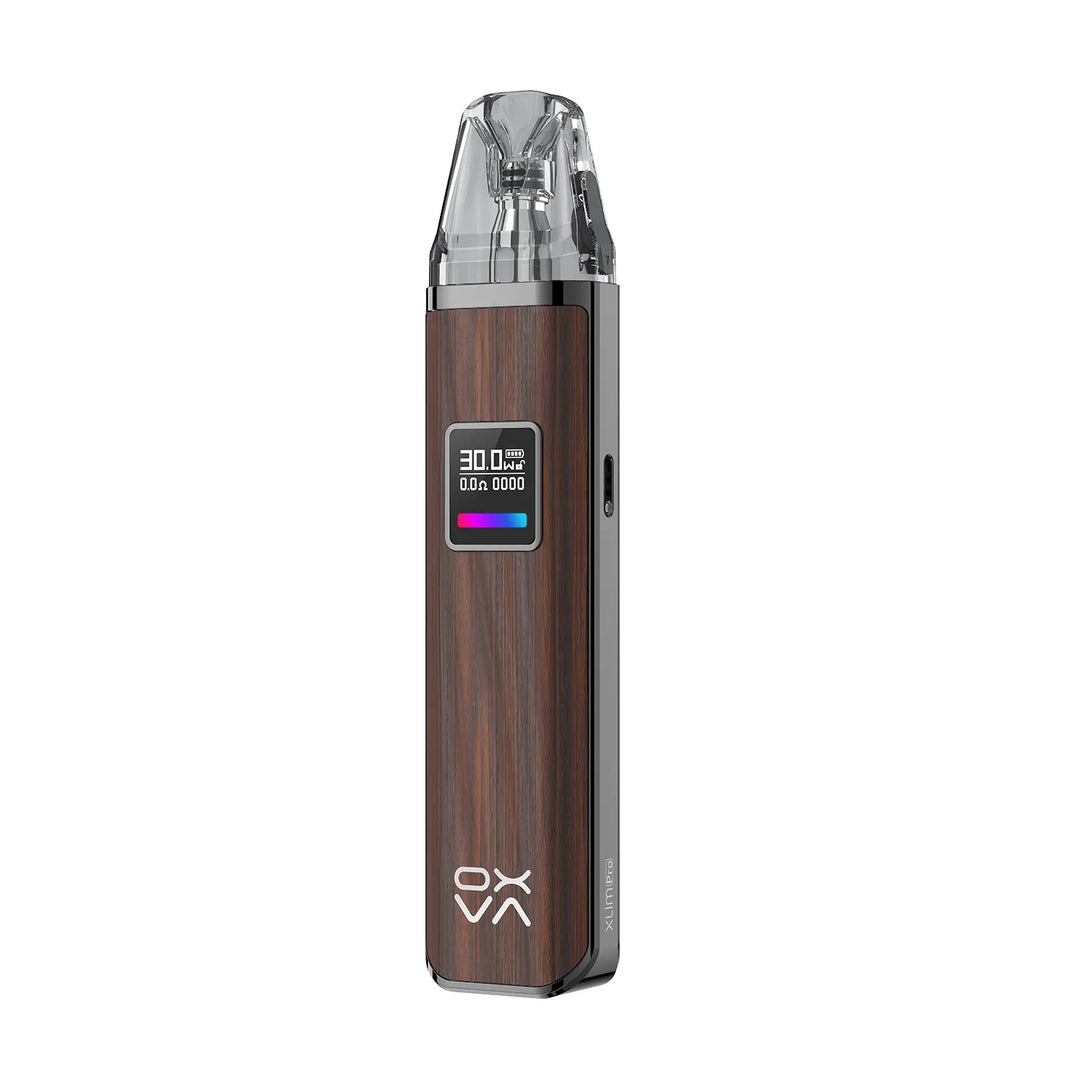 Brown Wood Oxva Xlim Pro Pod Vape Kit