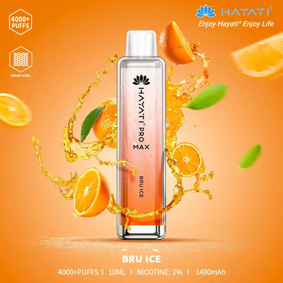 Bru Ice Hayati Pro Max 4000 Puff Disposable Vape