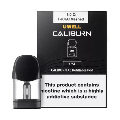 Uwell Caliburn AK3 Replacement Pods 1.0ohm Pack of 4 (6861622968423)