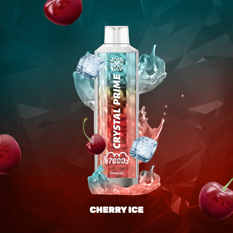 Cherry Ice Crystal Prime 7000 Disposable Vape