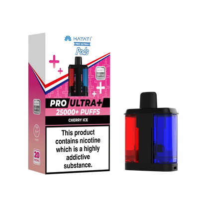 Cherry Ice flavour Hayati Pro Ultra Plus 25k Pre-filled Replacement Pod