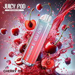Load image into Gallery viewer, Juicy Pod Novamax 10K Puff Prefilled Pod Kit – Cherry Ice Juicy Pod 10K flavor with vibrant fruity splash visuals, premium vape device with intense taste and 10,000 puff capacity
