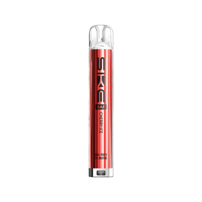 Cherry Ice Flavour SKE Crystal Bar 600 puff prefilled pod kit