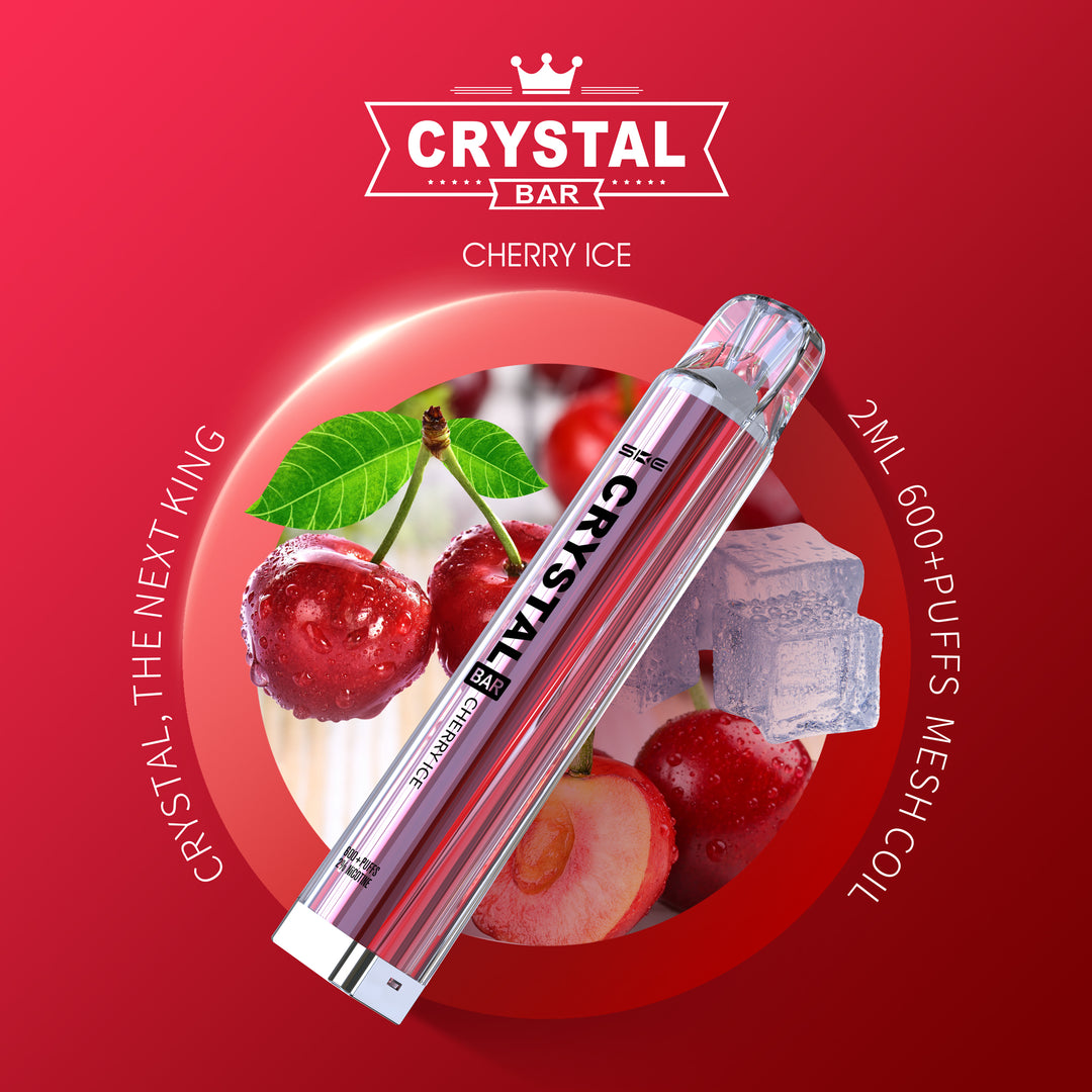 Cherry Ice SKE Crystal 600 Puff Disposable Vape