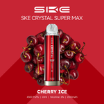 Load image into Gallery viewer, Cherry Ice SKE Crystal Supermax 4500 Puff Disposable Vape
