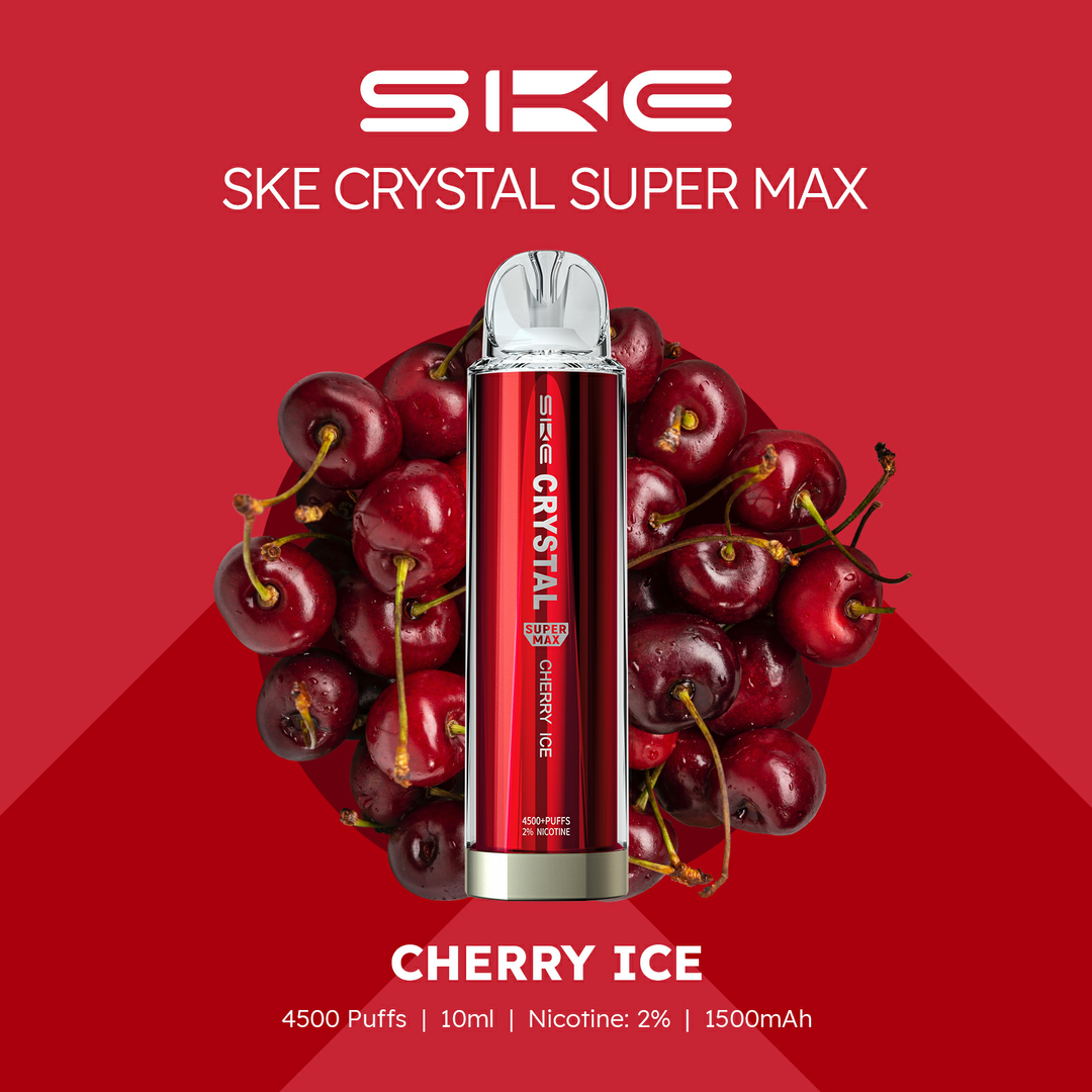 Cherry Ice SKE Crystal Supermax 4500 Puff Disposable Vape