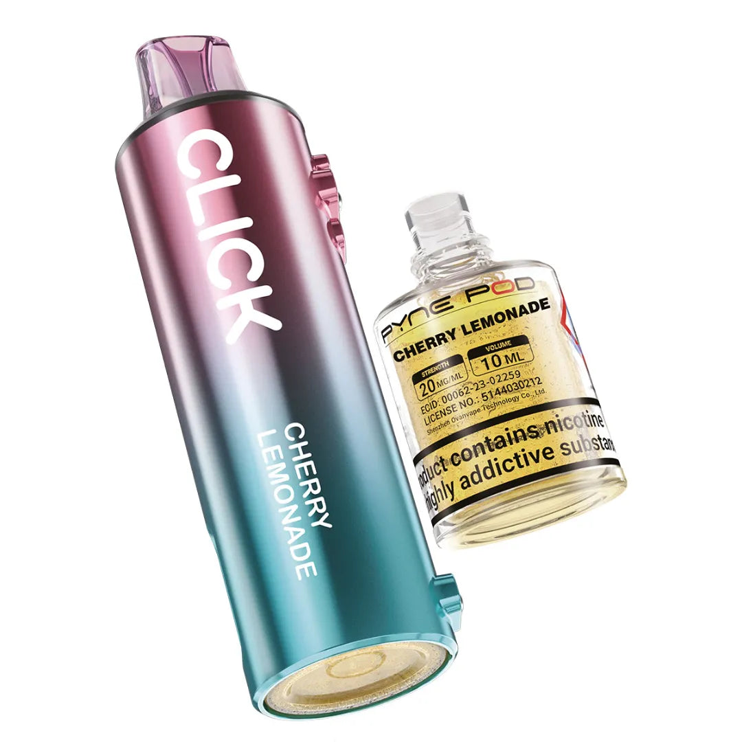 Pyne Pod Click Kit replacement prefilled pod in Cherry Lemonade flavour