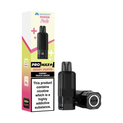 Cherry Peach Lemon Flavour Hayati 6000 Refill Pods