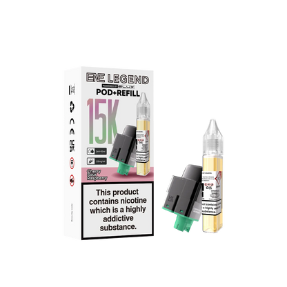 ENE Legend 15K prefilled pod flavour Cherry Sour Raspberry