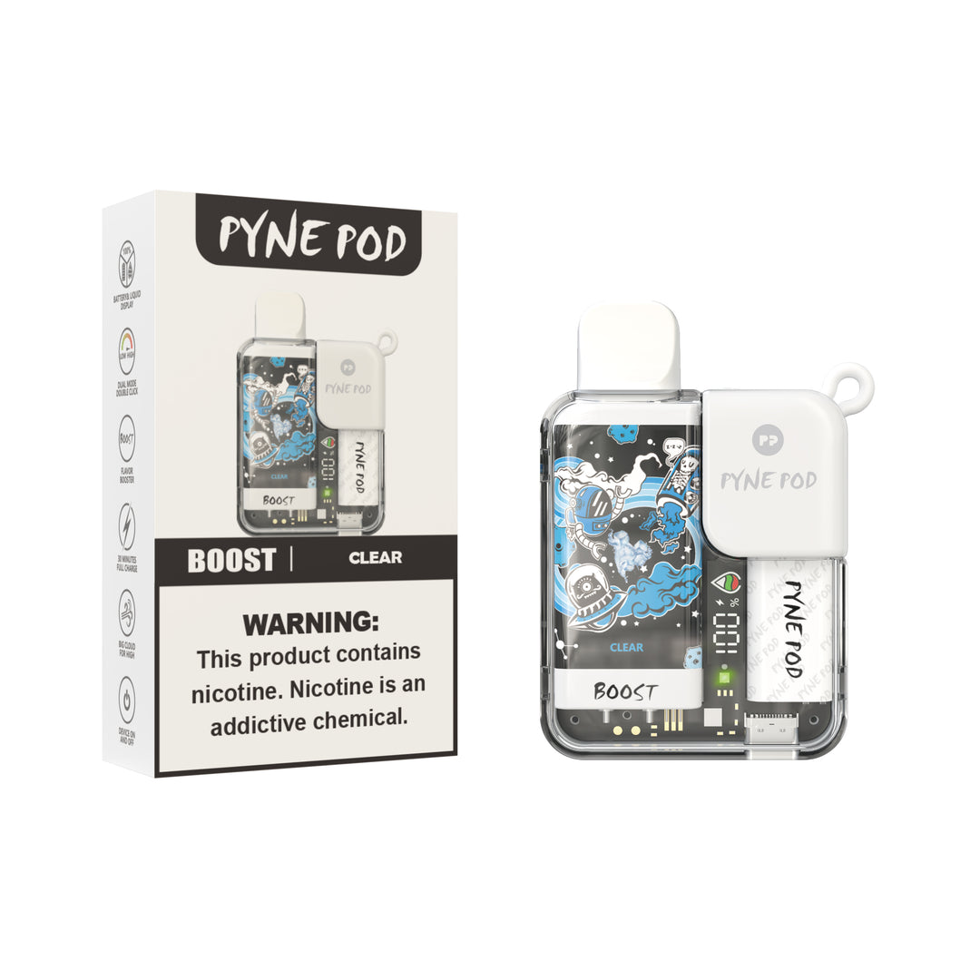 Clear Pyne Pod 8500 Puff Disposable Vape