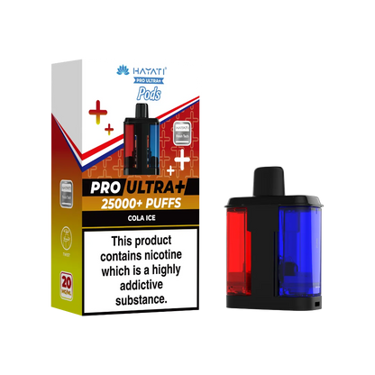 Cola Ice flavour Hayati Pro Ultra Plus 25000 Pod Refills