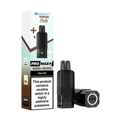 Cola Ice Flavour Hayati Pro Max Plus 6000 Pre-Filled Replacement Pods and Hayati 6000 Refill Pods
