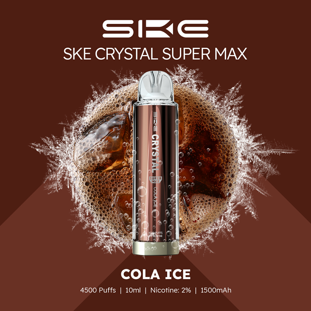 Cola Ice SKE Crystal Supermax 4500 Puff Disposable Vape