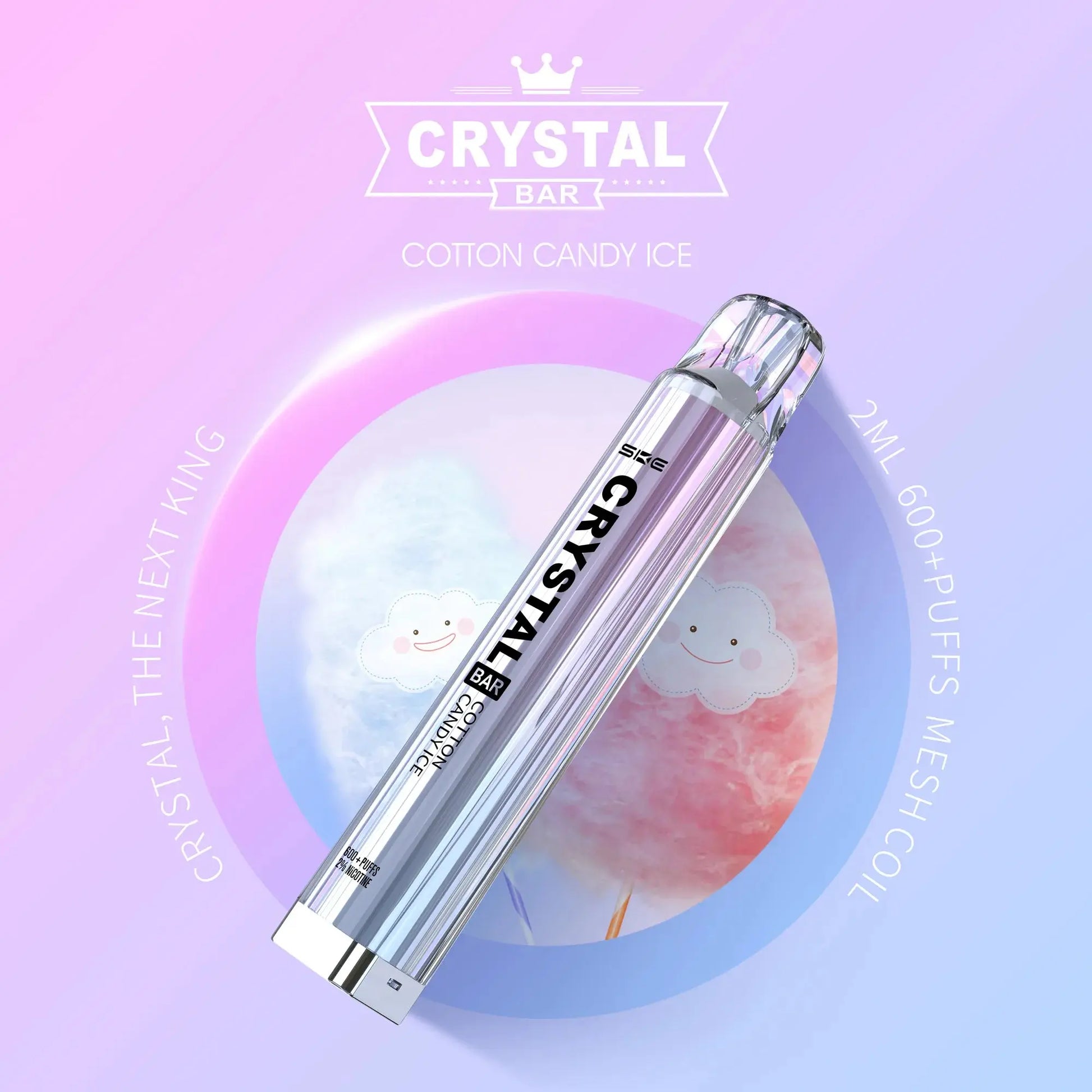 SKE Crystal 600 Puff Disposable Vape (6861487177831)