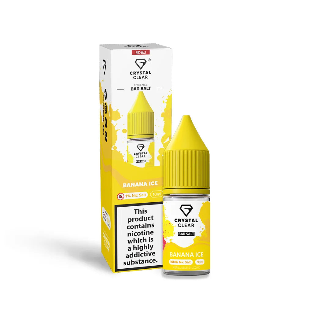 Crystal Clear Banana Ice 10mg Nic Salt