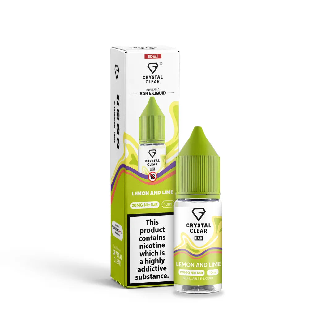 Crystal Clear Lemon and Lime 20mg Nic Salt