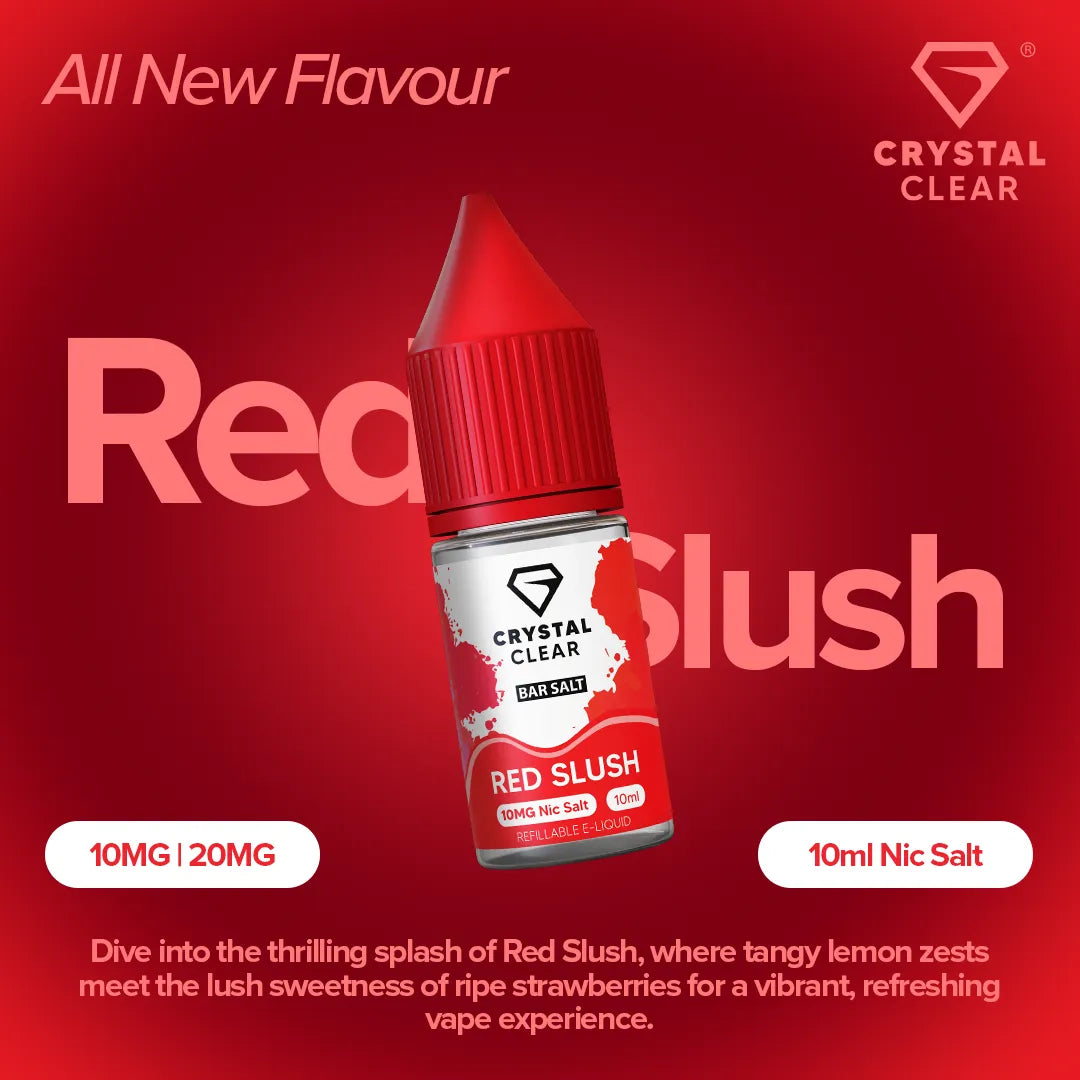 Crystal Clear Red Slush Nic Salt