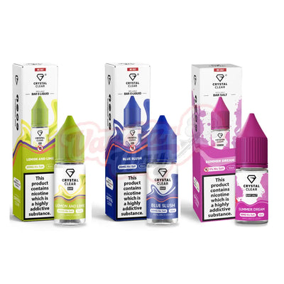 Crystal Clear Bar Nic Salts E-Liquid