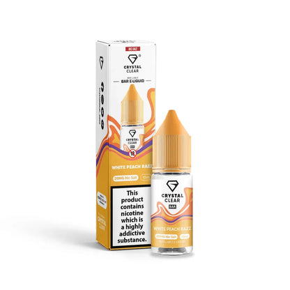 Crystal Clear White Peach Razz 20mg Nic Salt