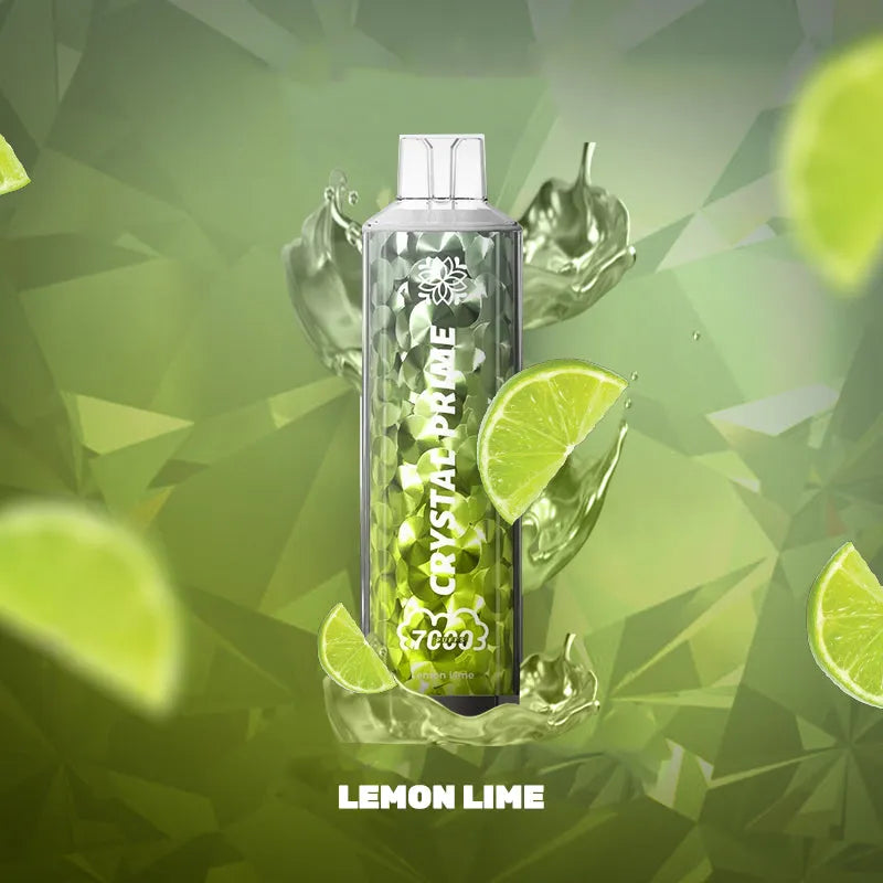 Crystal Prime 7000 Puff Lemon Lime Disposable Vape