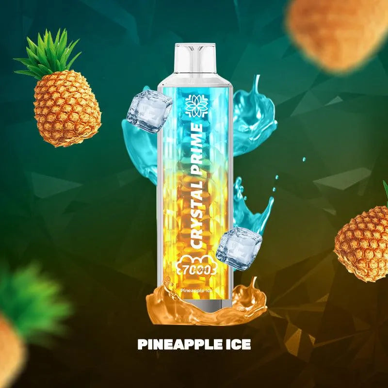 Crystal Prime 7000 Puff Pineapple Ice Disposable Vape