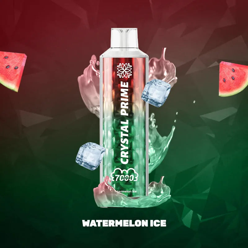 Crystal Prime 7000 Puff Watermelon Ice Disposable Vape