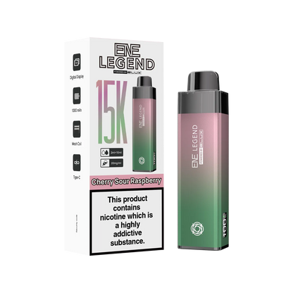 ENE Legend 15K puff vape Cherry Sour Raspberry flavour