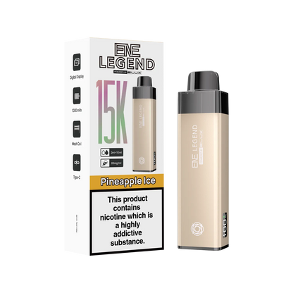 Pineapple Ice flavour ENE Legend 15K puff vape