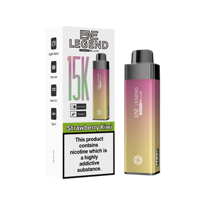 Strawberry Kiwi flavour ENE Legend 15K puff vape