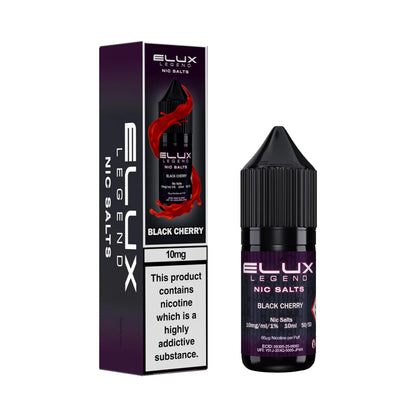10mg Black Cherry Flavour Elux Legend Nic Salts E-Liquid