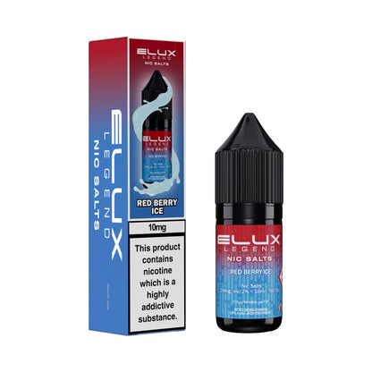 10mg Red Berry Ice Flavour Elux Legend Nic Salts E-Liquid