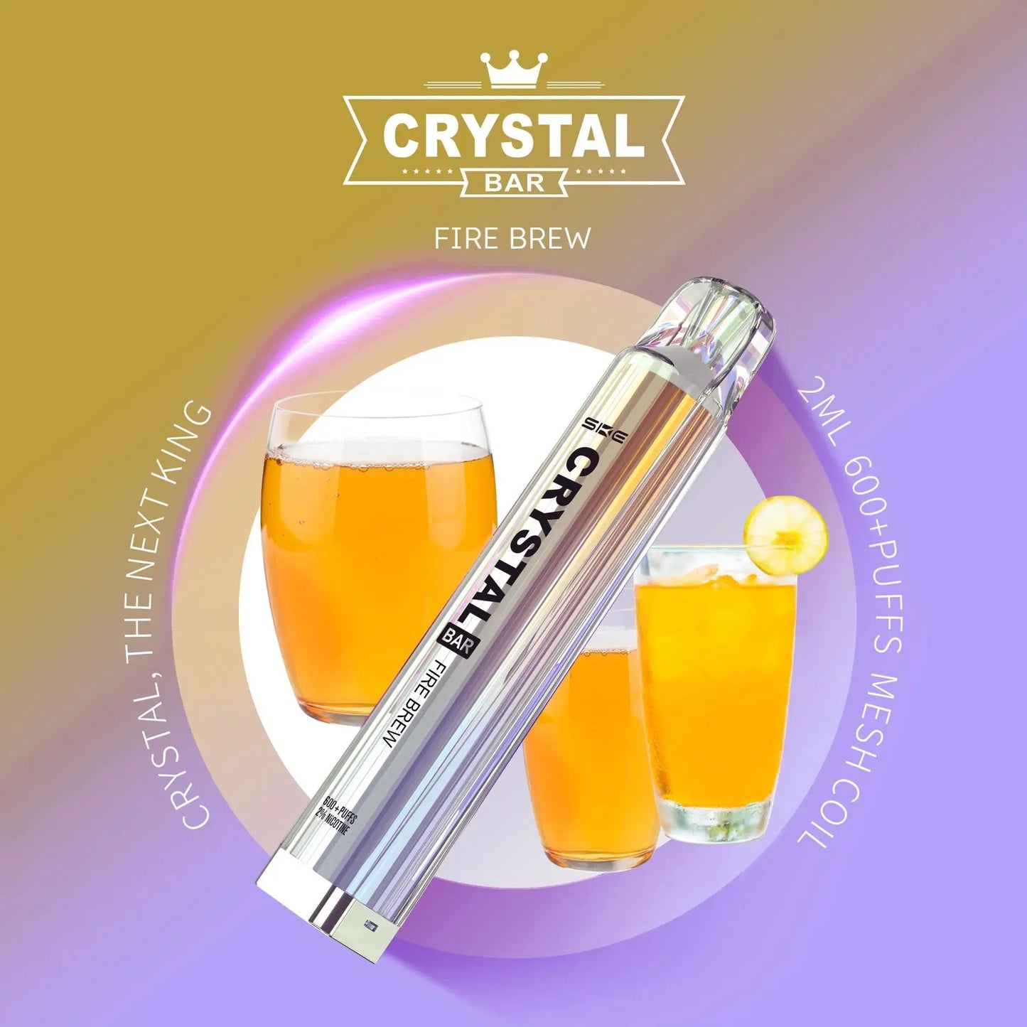 SKE Crystal 600 Puff Disposable Vape (6861487177831)