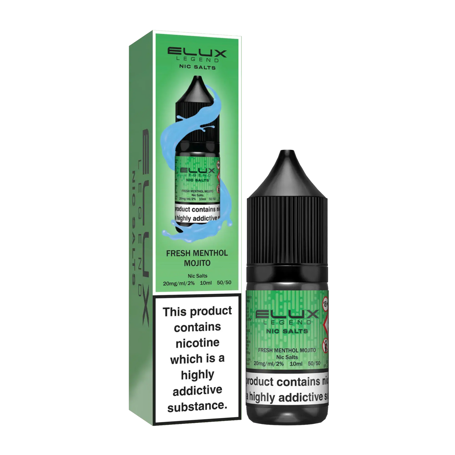 Fresh Menthol Mojito 20mg Elux Legend Nic Salt (6861576274023)